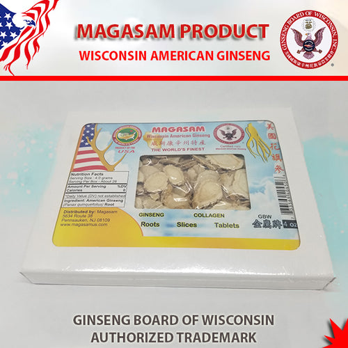 AMERICAN GINSENG SLICES 4 oz - NHÂN SÂM HOA KỲ CẮT LÁT