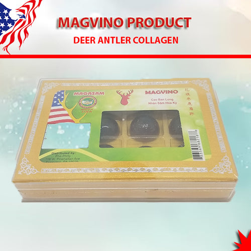 CAO BAN LONG - DEER ANTLER GELETIN ROUND TABLETS (12 VIÊN TRÒN)