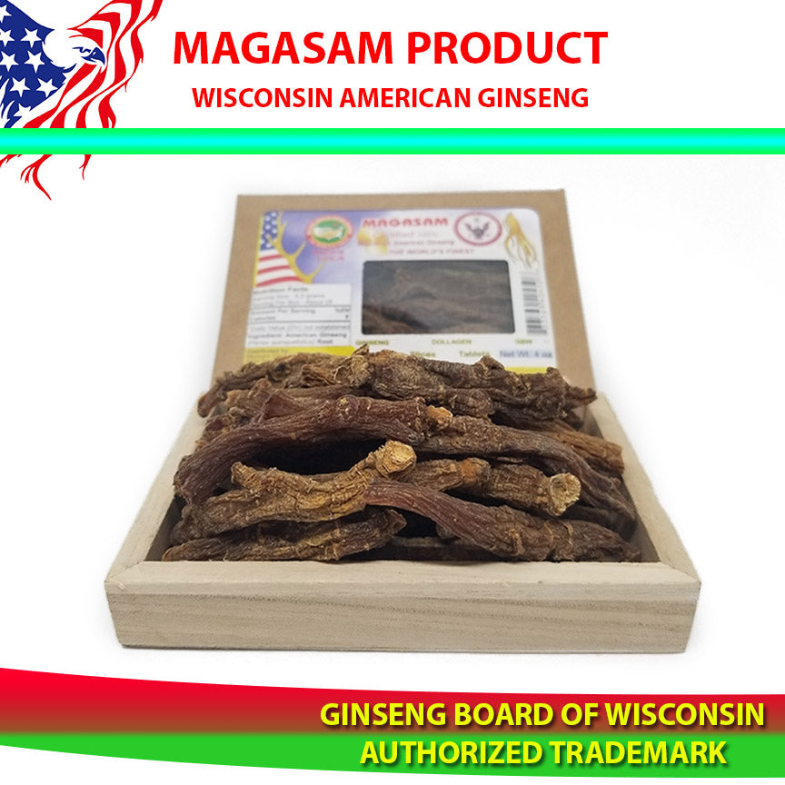 WISCONSIN RED GINSENG ROOTS (4 oz) PERFECT GIFT