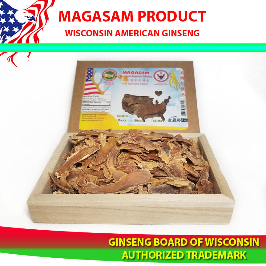 WISCONSIN RED GINSENG SLICES (4 oz) PERFECT GIFT