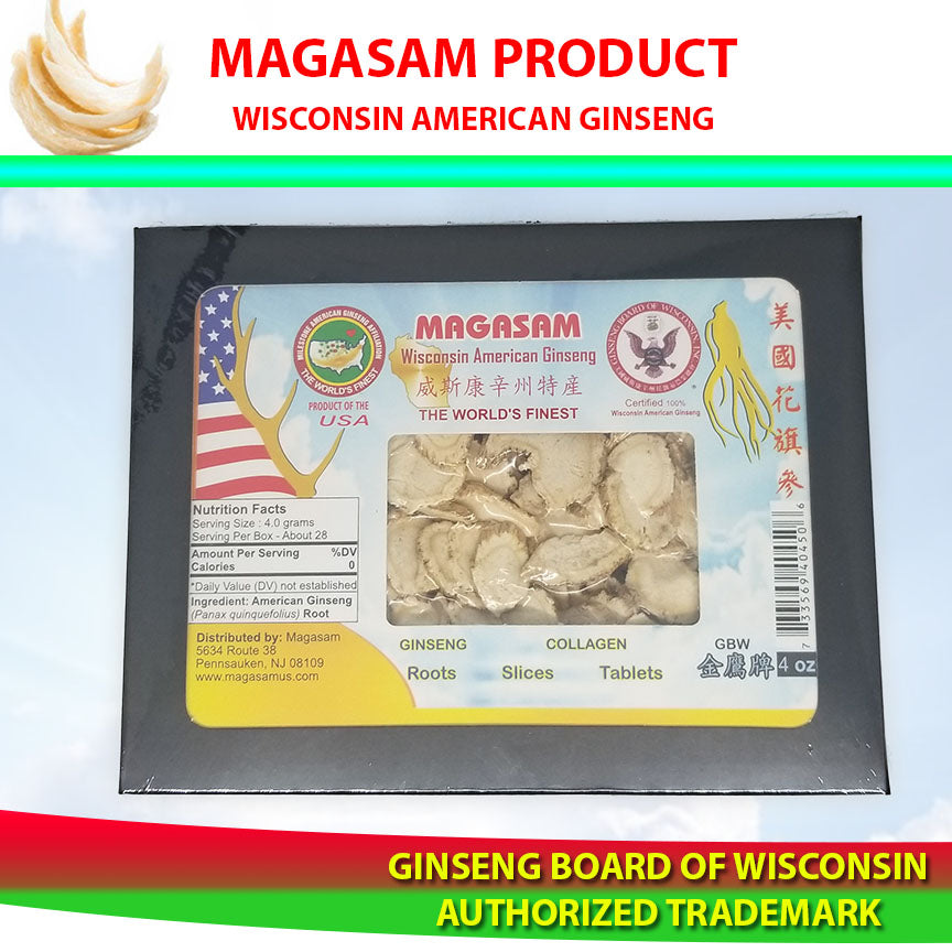 AMERICAN GINSENG SLICES 4 oz - NHÂN SÂM HOA KỲ CẮT LÁT